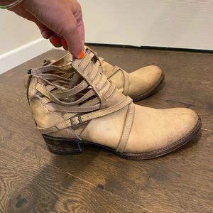 Free bird leather ankle boots